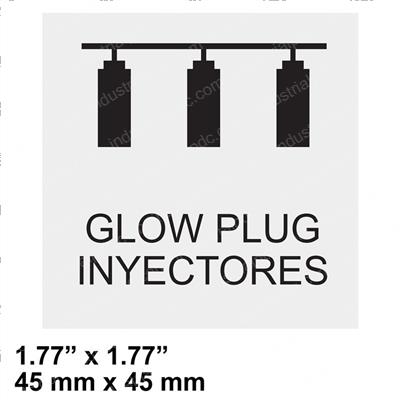 Picture of Decal Glow Plug