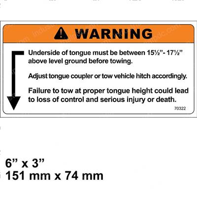 Picture of Decal-Caution  Underside