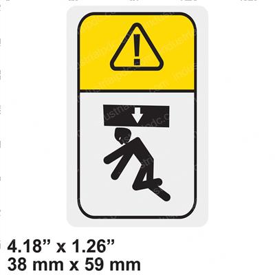 Picture of Decal -  Falling Parts Warning