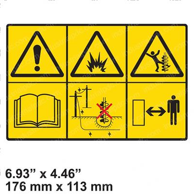 Picture of Decal - Warning