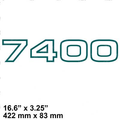 Picture of Label - Numerals [7400]
