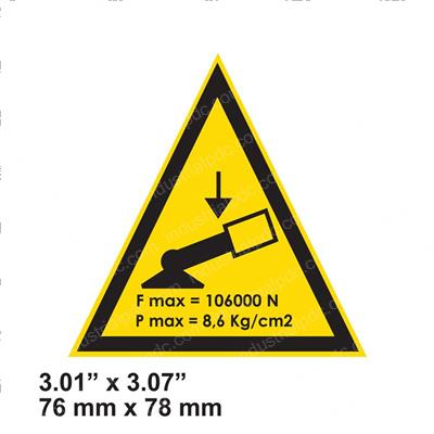 Picture of Decal - Max Force 106000n