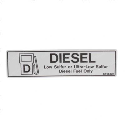 Picture of Decal - Diesel Fuel Only