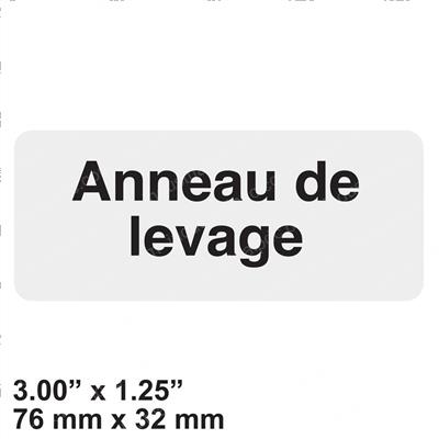 Picture of Decal Label Lifting Eye