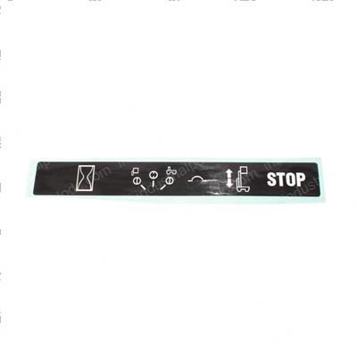 Picture of Decal Control Panel Runabout