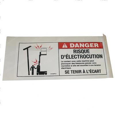 Picture of Decal Danger Electrocution Gr