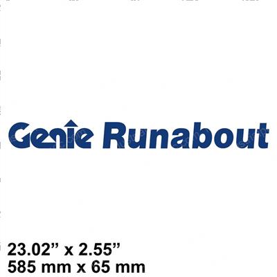 Picture of Decal - Genie Runabout