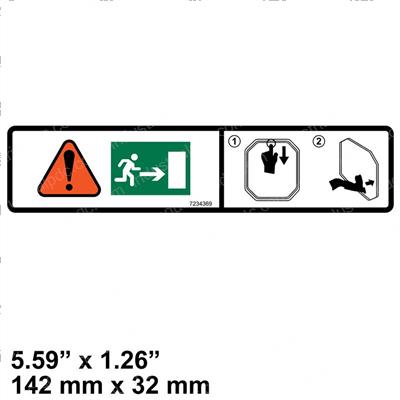 Picture of Decal- Exit