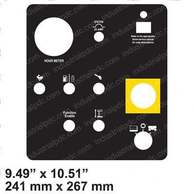 Picture of Decal - Ground Control Panel