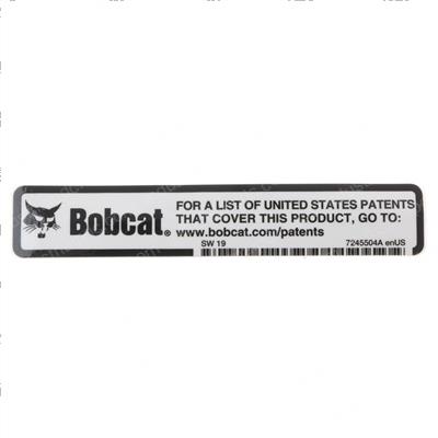Picture of Decal- Patent