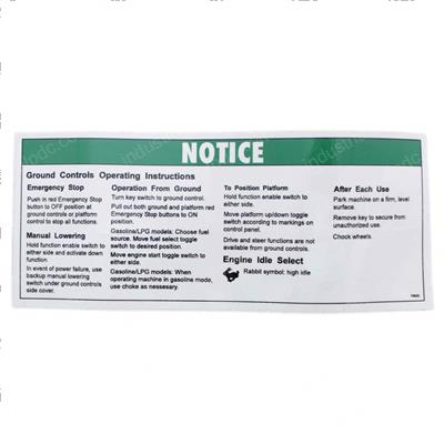 Picture of Decal - Grnd Control Operation