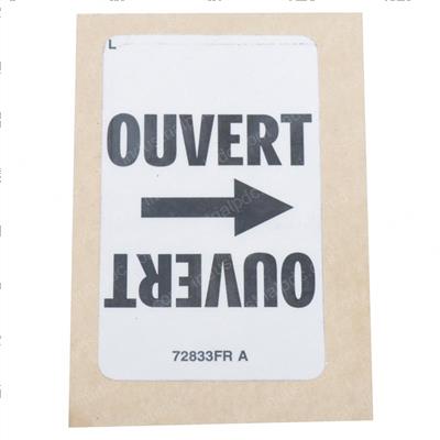 Picture of Decal Label Open Latch