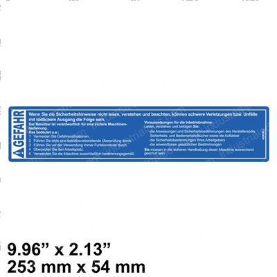 Picture of Decal - Danger Improper Use Haz