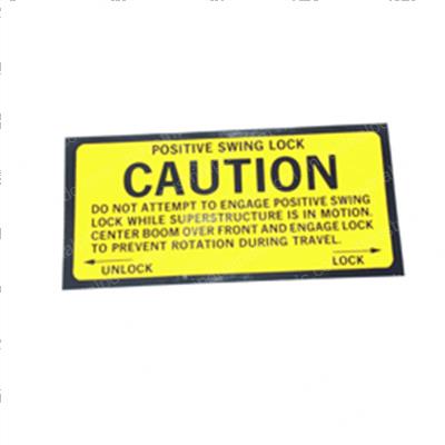 Picture of Decal - Positive Swing Lock