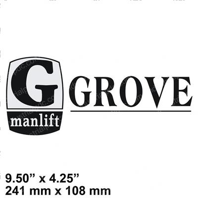 Picture of Decal, Grove Logo (black)