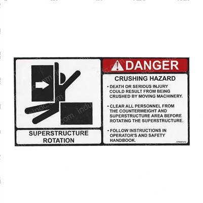 Picture of Decal - Danger Cwt Crushing