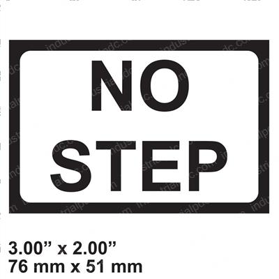 Picture of Decal - No Step