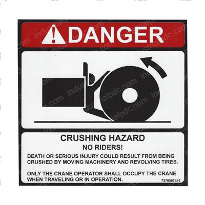 Picture of Decal - Danger Revolving Tires