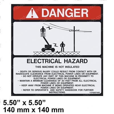 Picture of Decal - Danger Electrical Haz