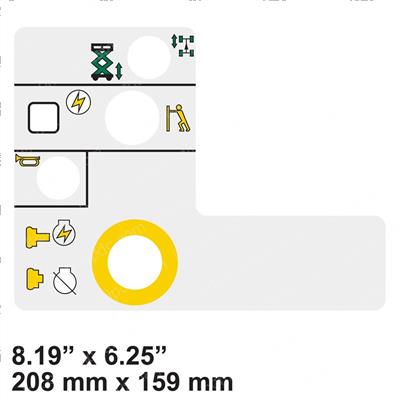 Picture of Decal - Control Panel Cover