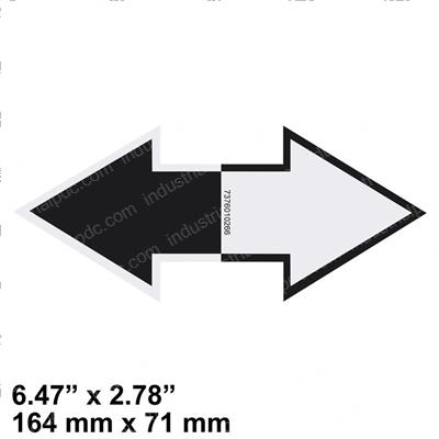 Picture of Decal - Black/White Arrow