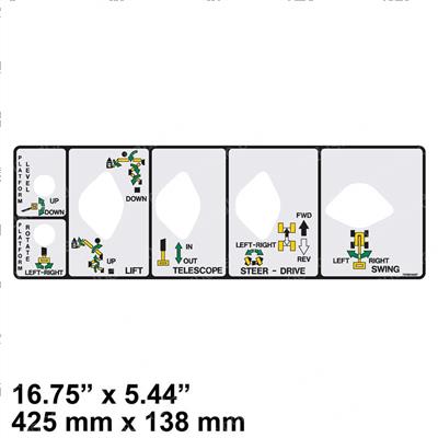 Picture of Decal - Upper Contol Box Panel