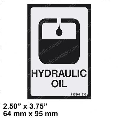 Picture of Decal-Hydraulic Oil