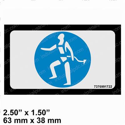 Picture of Decal - Wear Body Harness