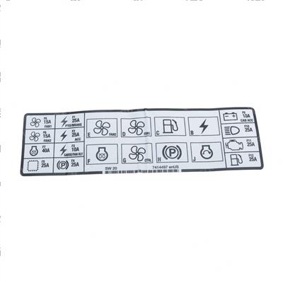 Picture of Fuse/Relay Decal