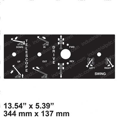 Picture of Decal - Ucb Cntrlrs W/Rheostat