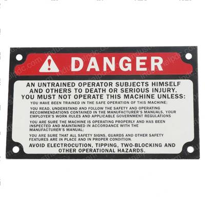 Picture of Panel - Untrained Operator