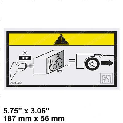 Picture of Decal - Brake Release Procedure