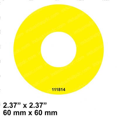 Picture of Decal - Emergency Stop Yellow