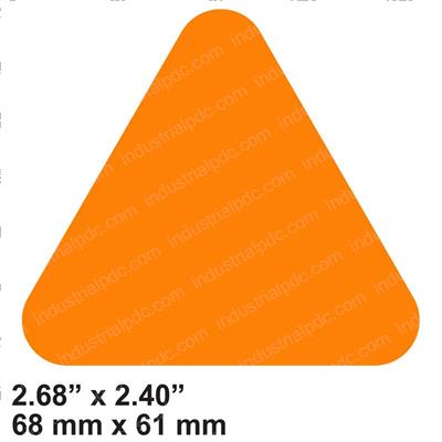 Picture of Decal - Orange Chevron