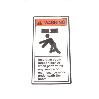 Picture of Warning Boom Decal