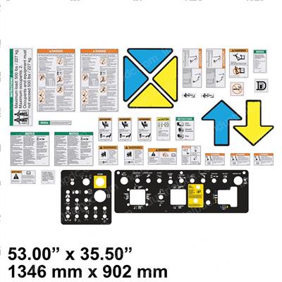 Picture of Decal Kit Sfty/Inst45ic Dsl