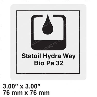 Picture of Decal Label Statoil Hydra Way