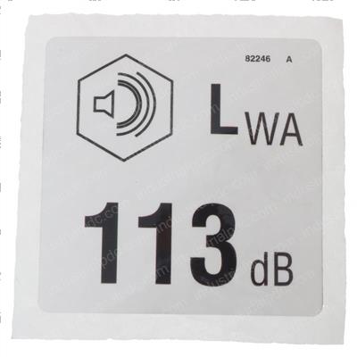 Picture of Decal Label 113 Db