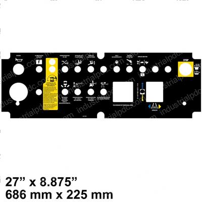Picture of Decal Platform Control Panel
