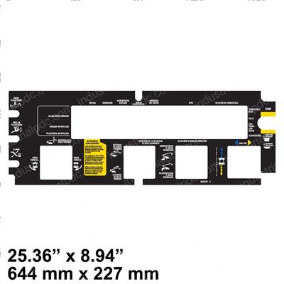 Picture of Decal Plat.control Panel Z80