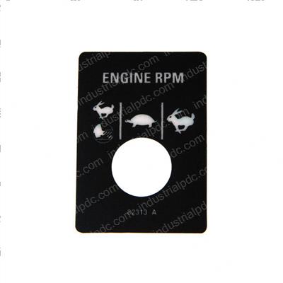 Picture of Decal Label Engine Rpm