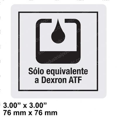 Picture of Decal Use Dexron