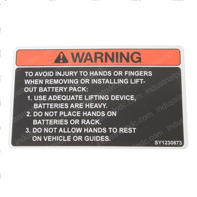 Picture of Decal - Battery Safety