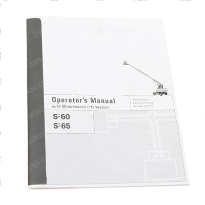 Picture of Manual - Oper S60/65 3rd Ed