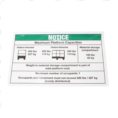 Picture of Decal - Max Capacity B+q Runabo