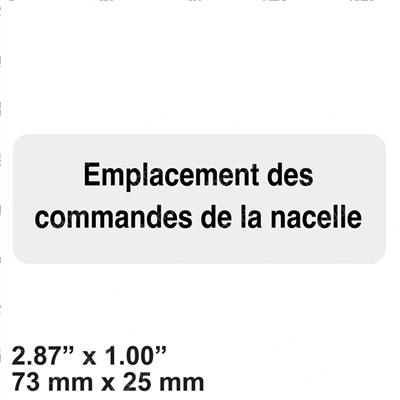 Picture of Decal Label Plat Cont Location