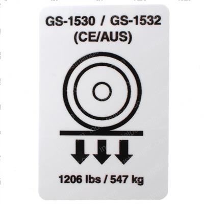 Picture of Decal - Floor Load 15xx