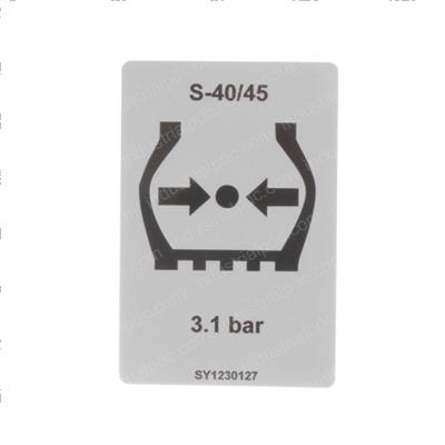 Picture of Decal - Tire Specs S40/45