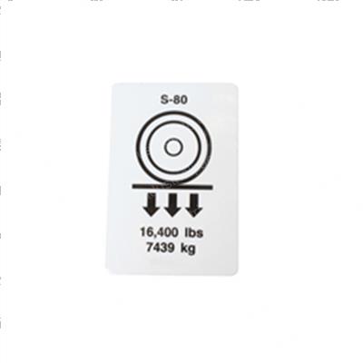 Picture of Decal Label Wheel Load S80