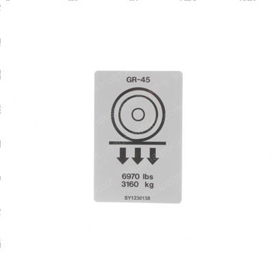 Picture of Decal - Wheel Load S-45